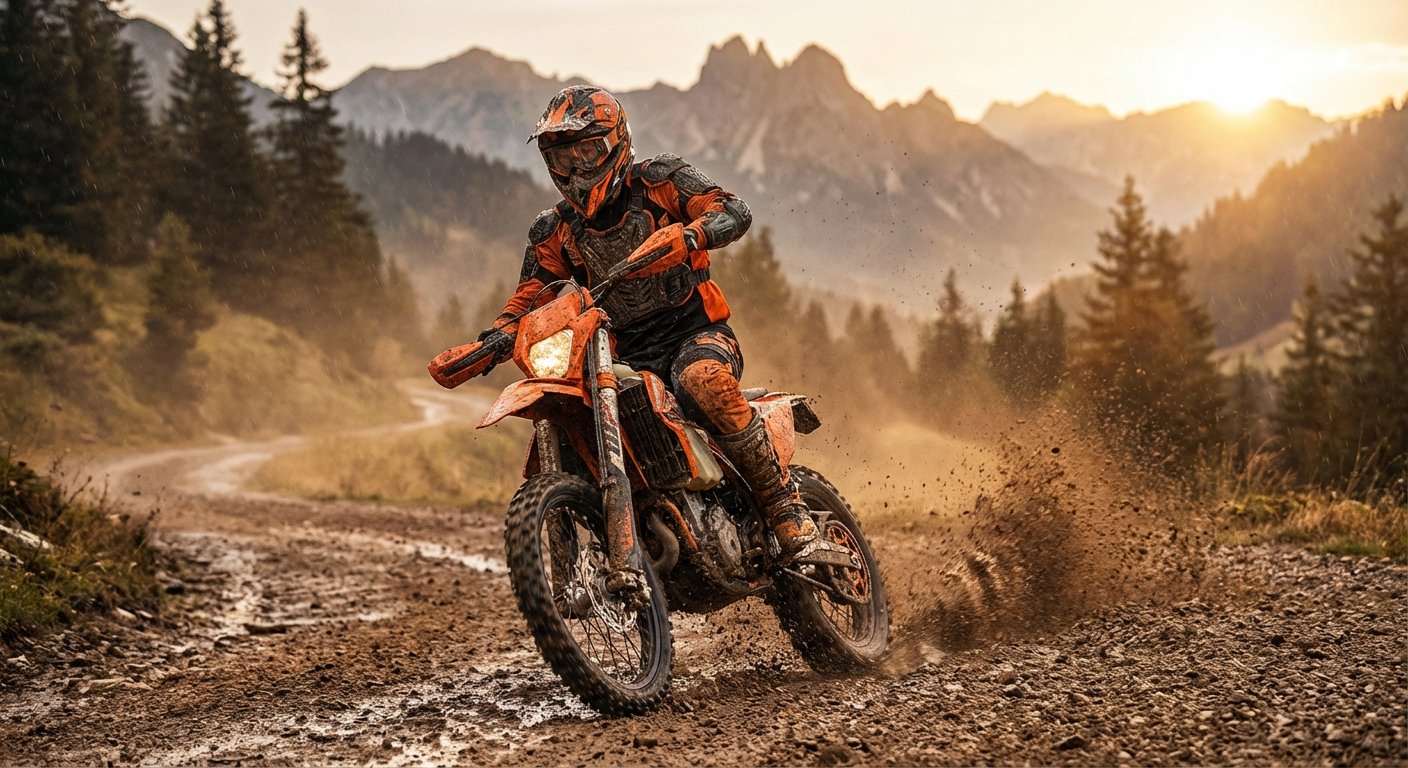 Enduro trail riding